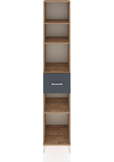 Hyperion Dolap 4 Raflı Tek Çekmeceli 44x44x243 Çam-antrasit Atlas Çam Hyperion Dolap 4 Raflı Tek Çekmeceli 44x44x243 Çam-antrasit Atlas Çam