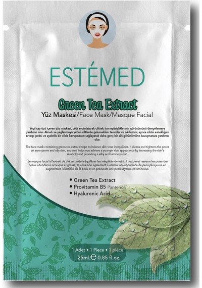 Yeşil Çay Esanslı Kağıt Maske-green Tea Scent Sheet Mask