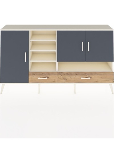 Arges Konsol 8 Raflı 2 Çekmeceli 3 Kapaklı 176x30x99 Aytaşı-antrasit/çam Antrasıt/atlas Çam - Aytası Arges Konsol 8 Raflı 2 Çekmeceli 3 Kapaklı 176x30x99 Aytaşı-antrasit/çam Antrasıt/atlas Çam - Aytası