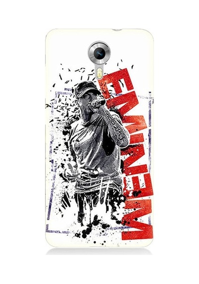 General Mobile Discovery 4g Uyumlu Eminem Poster Desenli Silikon Kılıf
