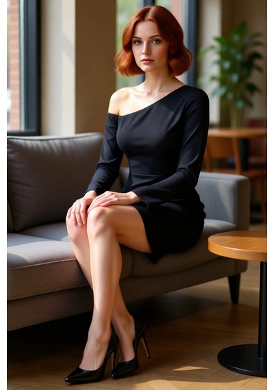 Ersefa Modern Kadın Bodycon Kesim Asimetrik Yaka Uzun Kollu Kısa Elbise Siyah Ersefa Modern Kadın Bodycon Kesim Asimetrik Yaka Uzun Kollu Kısa Elbise Siyah
