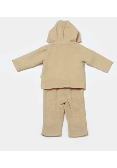 BabyCosy Organik Kapüşonlu Ceke T& Pantolon Set Csym7035 001 BabyCosy Organik Kapüşonlu Ceke T& Pantolon Set Csym7035 001