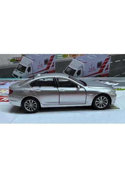 Oyuncak Metal Model Araba 1/36 Çek Bırak Bmw 535i Gri