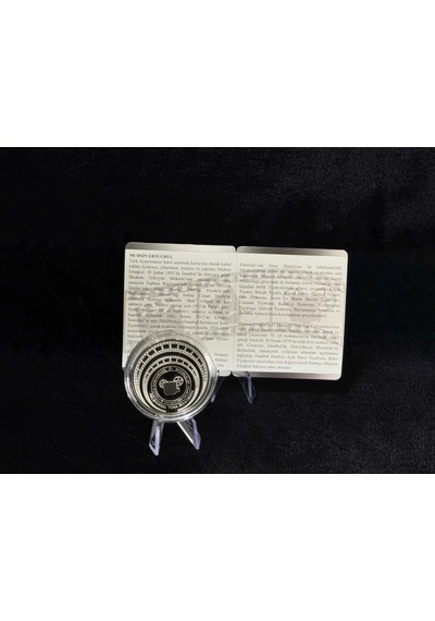 Muhsin Ertuğrul Geleneksel Türk Tiyatrosu Serisi No:6 Gümüş Hatıra Sikkesi Darphane, 925 Ayar, Proof