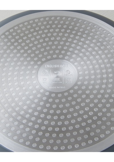 English Home Berlin Fusion Pro Basık Tencere 24 Cm Gri Gri
