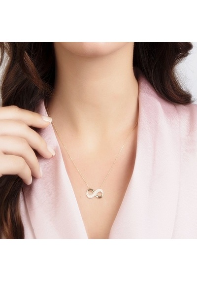 Sonsuzluk Altın Kolye 14K Gold N11.42442