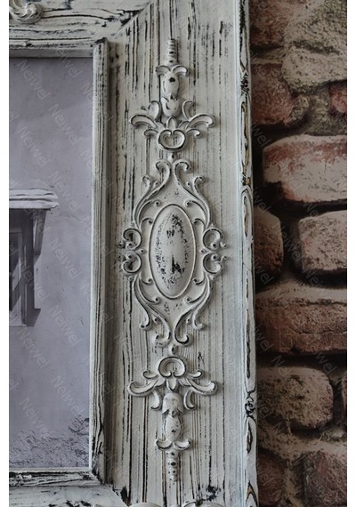 Neiwel Vintage Azes Resim Ve Ayna Çerçevesi Beyaz