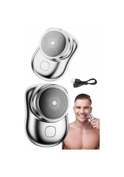 Mini - 511 - Sıfır Sakal Yanak Tıraş Makinesi Usb Şarjlı Sıfır Sakal - Spt-gld - Tnabilir Korumalı