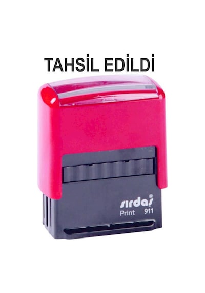 Sırdaş Otomatik Tahsil Edildi Yazılı Kaşe