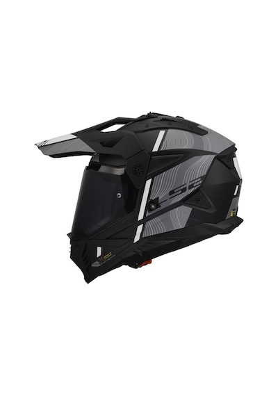 Ls2 Pioneer 2 Hill Kapalı Kask Mat Beyaz - Siyah