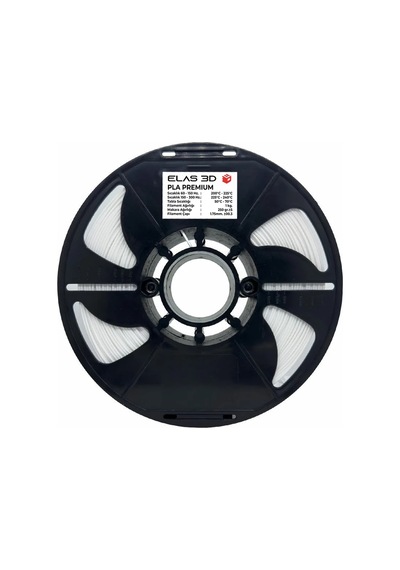 Elas Beyaz Pla Premium Filament 1.75 Mm 1 Kg