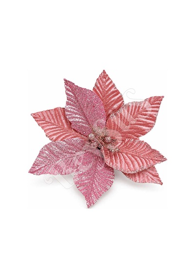 Yılbaşı Çam Ağacı Süsü Ata Çiçeği Rosegold Diğer