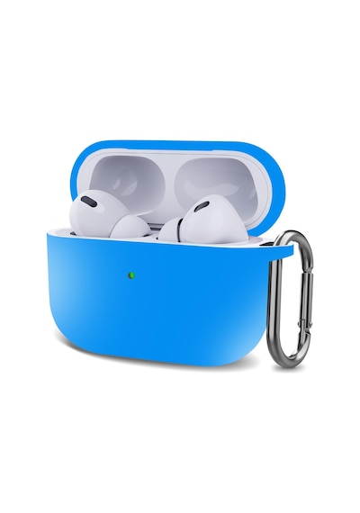 Airpods 3 Nesil İçin Kılıf İçi Süet Darbelere Dayanıklı Parmak İzi Karşıtı Magsafe Şarj İle Uyumlu Apple Airpods 3 Nesil Uyumlu Kılıf Mavi