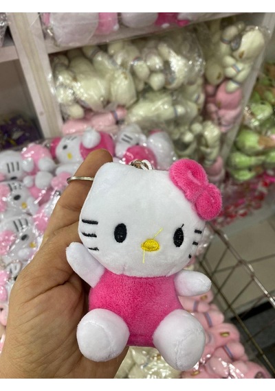 Hello Kitty Peluş Figürlü Büyük Boy Anahtarlık