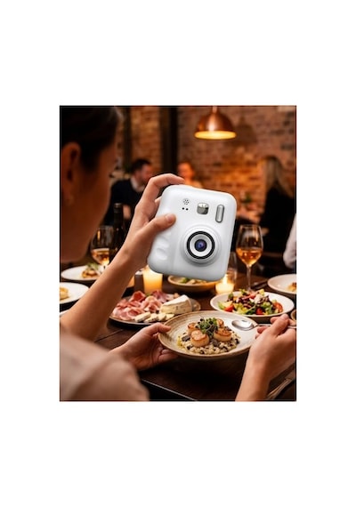 Mini Çocuk Fotoğraf Makinesi Baskı Özellikli Video Çekim + 4 Kağıt  Rulo