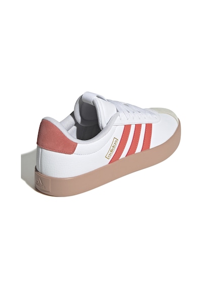 Adidas Vl Court 3.0 Beyaz Kadın Sneaker Beyaz-turuncu Beyaz - Turuncu