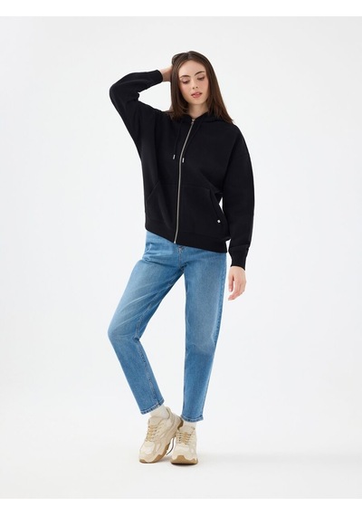 Loft Oversize Kadın Sweatshirt Lf2041117 Q1.v1 Siyah