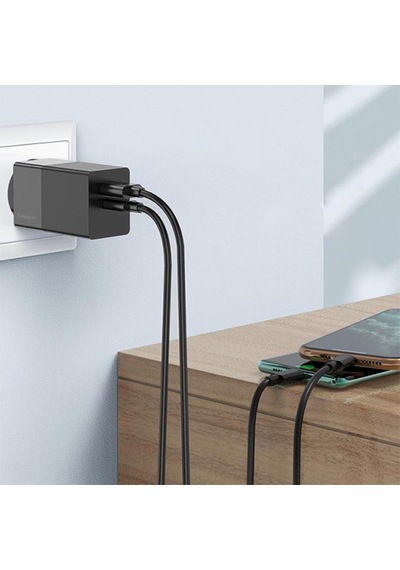 Kuulaa 65W Gan Hızlı Şarj Aletı Qc-Pd 3.0 Hızlı Apple Uyumlu MacBook Pro Şarj