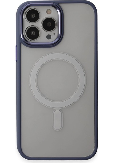 Mey İthalat Apple Uyumlu iPhone 15 Pro Max Kılıf Room Magneticsafe Silikon - Sierra Blue Çok Renkli