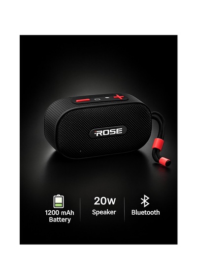 Rose Sp-503 Taşınabilir Bluetooth Hoparlör