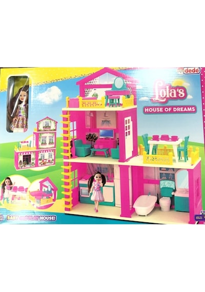 Lola'nın Düşler Evi 3 Katlı Aksesuarlı Evi 6633