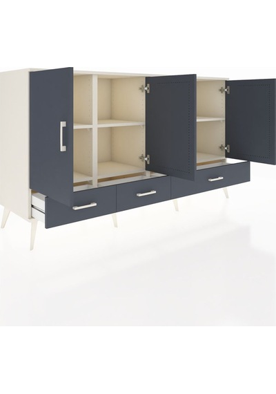 Hyperion Konsol 6 Raflı 3 Çekmeceli 4 Kapaklı 176x44x99 Aytaşı-an Aytaşı-antrasit Hyperion Konsol 6 Raflı 3 Çekmeceli 4 Kapaklı 176x44x99 Aytaşı-an Aytaşı-antrasit