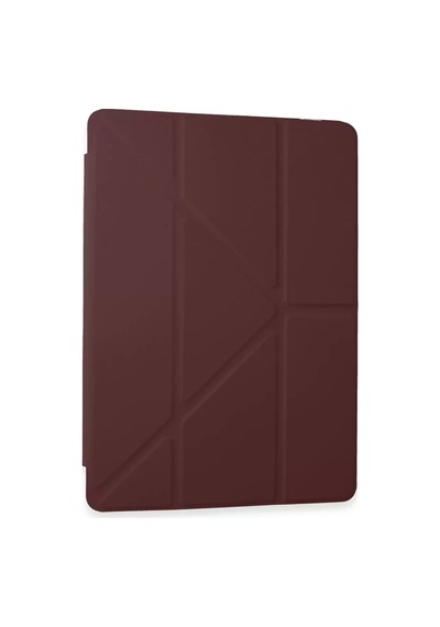 Sh Samsung Galaxy Tab A9 Kılıf Kalemlikli Mars Tablet Kılıfı - Mürdüm Najmaddin Diğer