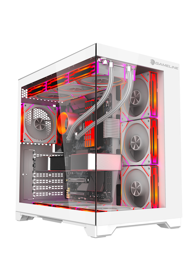 Grand Premium 7x Argb Fan Kumandalı Bilgisayar Kasası Beyaz Gamer