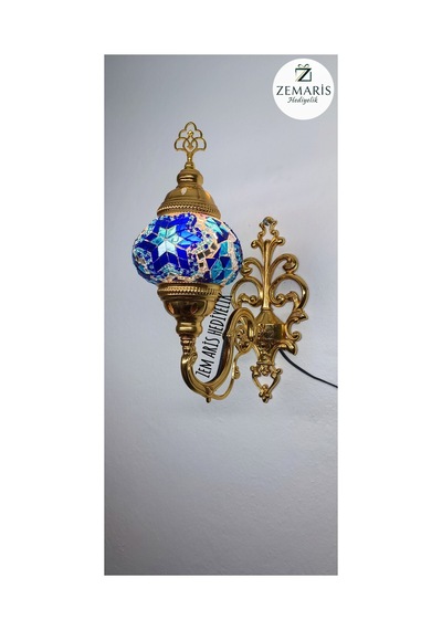 Gold Renk El Yapımı Aplik Lacivert - 786447253 Lacivert