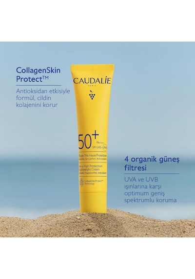 Caudalie Very High Protection Fluid Yeni Spf50+ 40 Ml 2 Adet