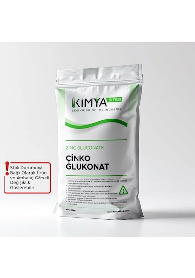 Çinko Glukonat Zinc Gluconate 25kg 25kg