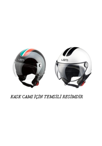 Lem Roger Kask Camı ( Vizör ) Şefaf Yarım Kask
