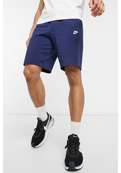 Nike Sportswear Club Jersey Cotton Shorts Unisex Pamuklu İnce Yazlık Şort Lacivert