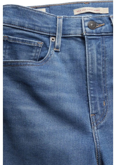 Levi's Mile High Super Skinny Kadın Jean Pantolon - Venice Blend-1767 Dark İndigo - Worn İn Levi's Mile High Super Skinny Kadın Jean Pantolon - Venice Blend-1767 Dark İndigo - Worn İn