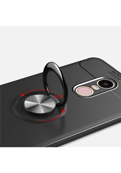 Xiaomi Redmi Note 4x Kılıf Zore Ravel Silikon Kapak Siyah