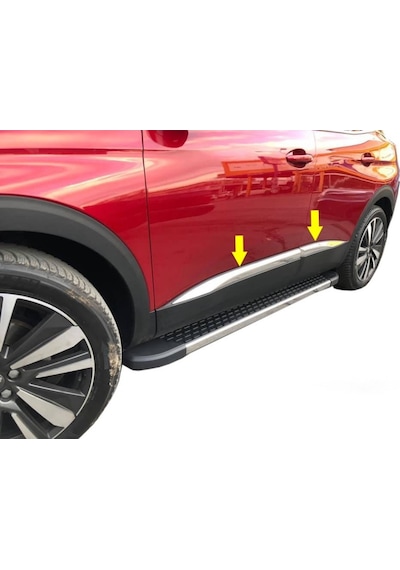 Peugeot 3008 Yan Kapı Çıtası Kromu Nikelajı 2016 Sonrası