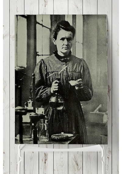 Marie Curie Bilimsel Poster