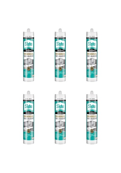 Şeffaf Silikon 280 Ml - 6 Adet