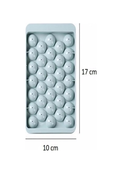 3B Trend Buz Kalıbı 33 Adet Pürüzsüz Küre 17-10 cm Buzluk