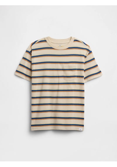 Gap V-spr Pocket Crew Tee Lacivert