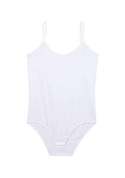 20st İp Askılı Kadın Çıtçıtlı Body Beyaz 13-2010