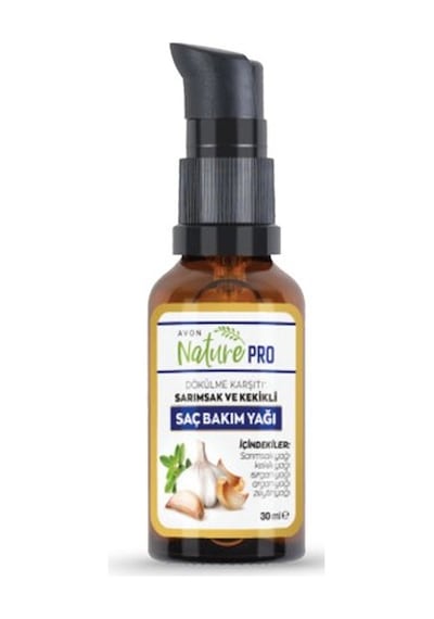 Avon Nature Pro Sarımsak ve Kekikli Saç Bakım Yağı 30 ML