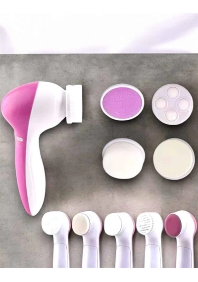 Mey İthalat Taşınabilir Yüz Temizleme Cihazı Masaj, Peeling, Temizlik 5 Başlıklı - Özel Seri Meytduucz5n1temzleyc2