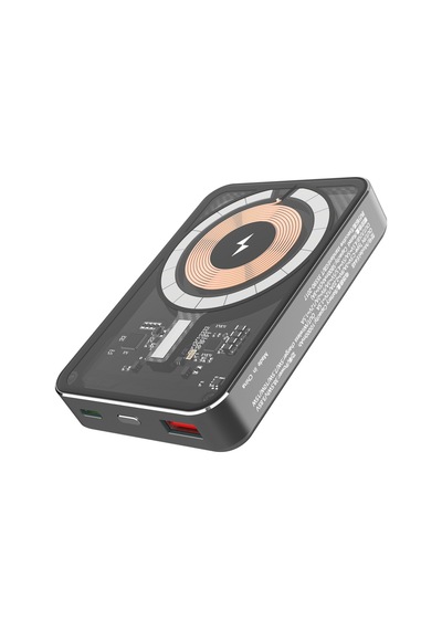 Ixtech 6971202170836 15w Magsafe 10.000 Mah Powerbank Kablosuz Şarj Cihazı Siyah