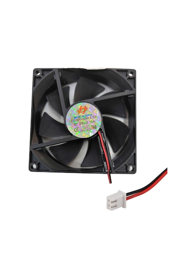 9cm 24v 2 Pinli Kasa Fanı 9cm X 9cm X 2.5cm 2 Pimli Dc 24volt Fan