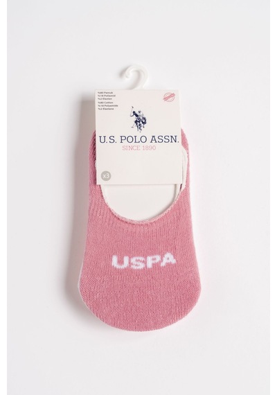 U.s. Polo Assn Bebek U.s Polo Assn Kız Bebek 3lü Çorap Usb2801-c-v2 Pembe/beyaz/a.pembe