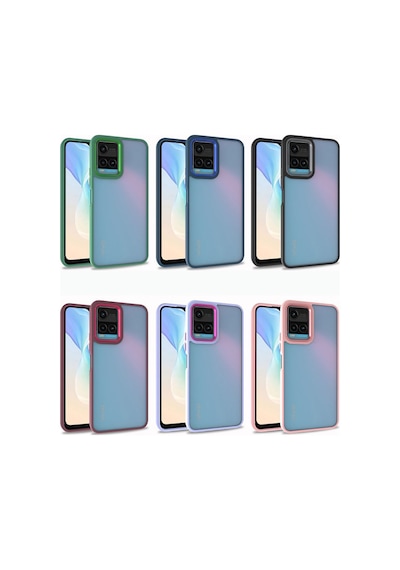 Zore Vivo Y21s Kılıf Nvth Flora Kapak - Yeşil