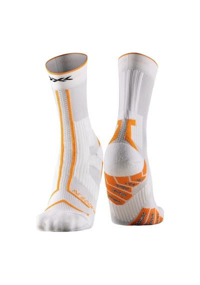 X-bıonıc X-bionic X-socks Trailrun Terraskin Expert Crew Unisex Beyaz Koşu Çorabı Xwbo