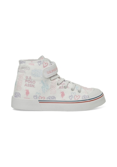 U.s. Polo Assn. Penelope Hı Jr 5fx Beyaz Kız Çocuk High Sneaker 000000000101946588 Beyaz