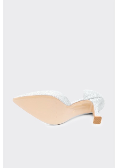 Derinet Kalın Topuklu Kadın Stiletto Gmş Sim Gmş Sim